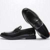 Giày lười da Penny Loafer Sohada Store, da bò thật LML0134