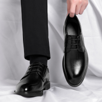 Giày Da Tăng Chiều Cao 6cm Plain Derby – Sohada Store, LML0166