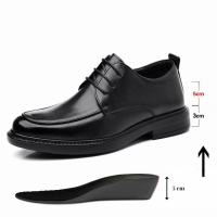 Giày Da Tăng Chiều Cao 6cm Moctoe Derby – Sohada Store, LML0167