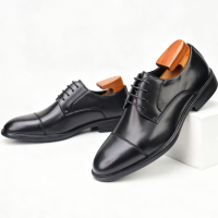 Giày Da Nam Captoe Derby Da bò – Sohada Store, LML0180