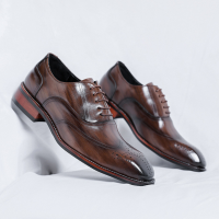 Giày Oxford Brogue Da Nam Sohada Store,  LML0174