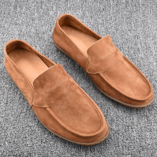 Giày lười da Sohada Store, da bò thật LML0168