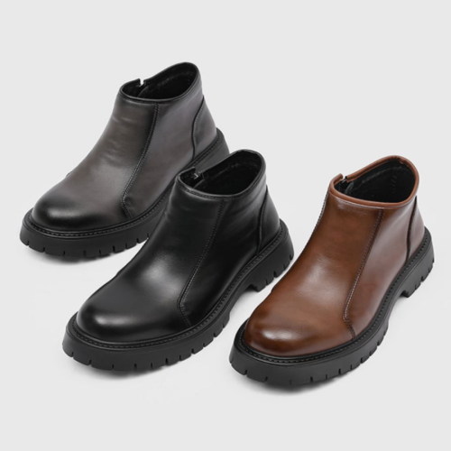 Giày Chunky Chelsea Boot Da Nam Sohada Store, LMH0115