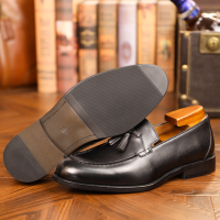 Giày lười da Tassel Loafer Sohada Store, da bò thật LML0152
