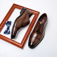 Giày Da Tăng Chiều Cao Oxford, Da Bò Thật, Sohada Store LML0143