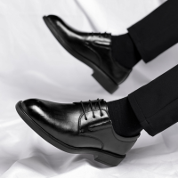 Giày Da Tăng Chiều Cao 6cm Plain Derby – Sohada Store, LML0166