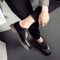 Giày da nam Moctoe Derby Sohada Store, da bò thật LML0109