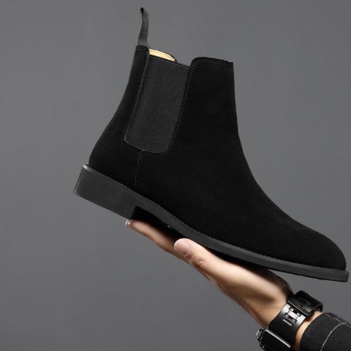 Giày Chelsea Boot Da Nam Sohada Store, Da Bò Thật LMH0098