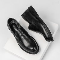 Giày lười da Penny Loafer Sohada Store, da bò thật LML0128