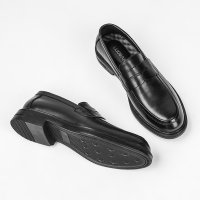 Giày lười da Penny Loafer Sohada Store, da bò thật LML0128